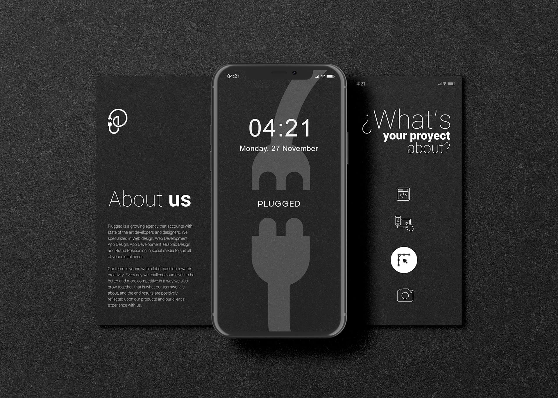 Plugged - Visual Identity gallery image 6