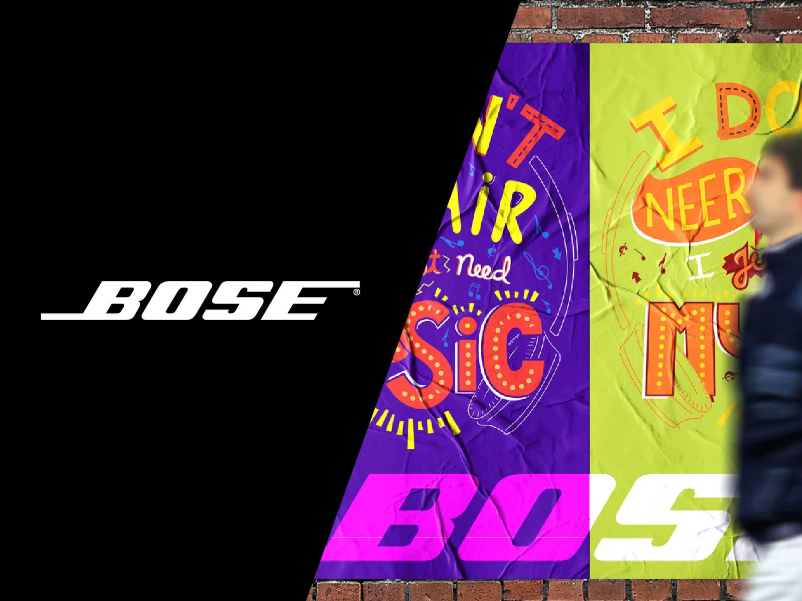 Bose Headphones - Lettering exploration