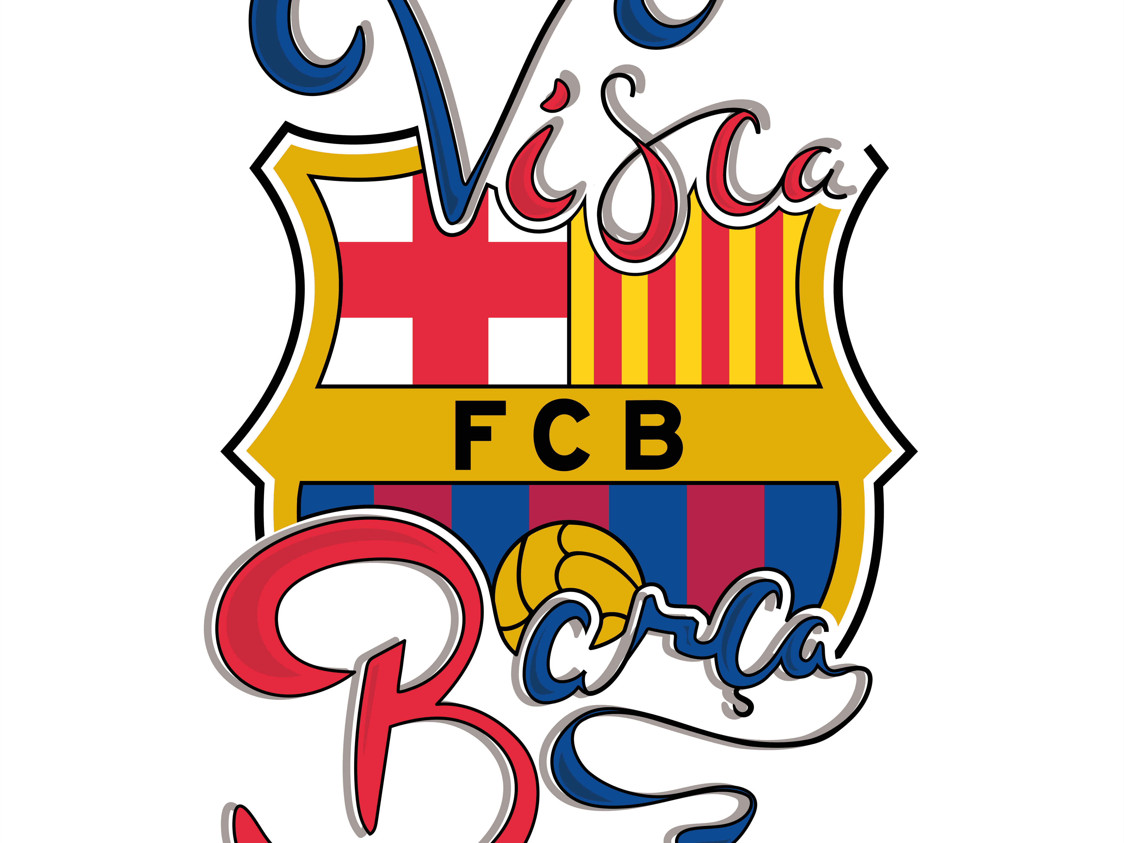 Football Teams - Digital Lettering Artwork