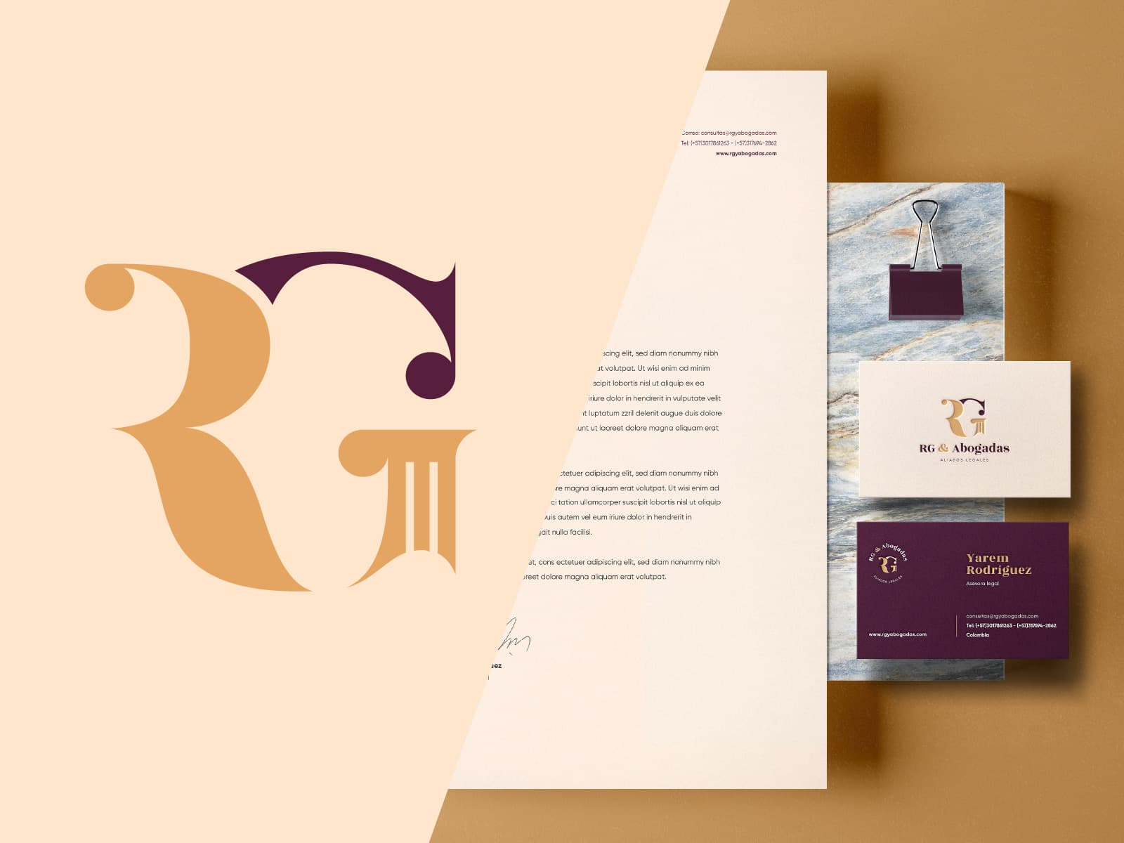 RG & Abogadas - Visual Identity